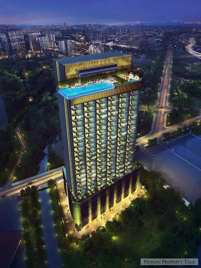 Lägenhet Luxury 2Br Sunnysuite Sky Pool Breathtaking Views George Town Malaysia